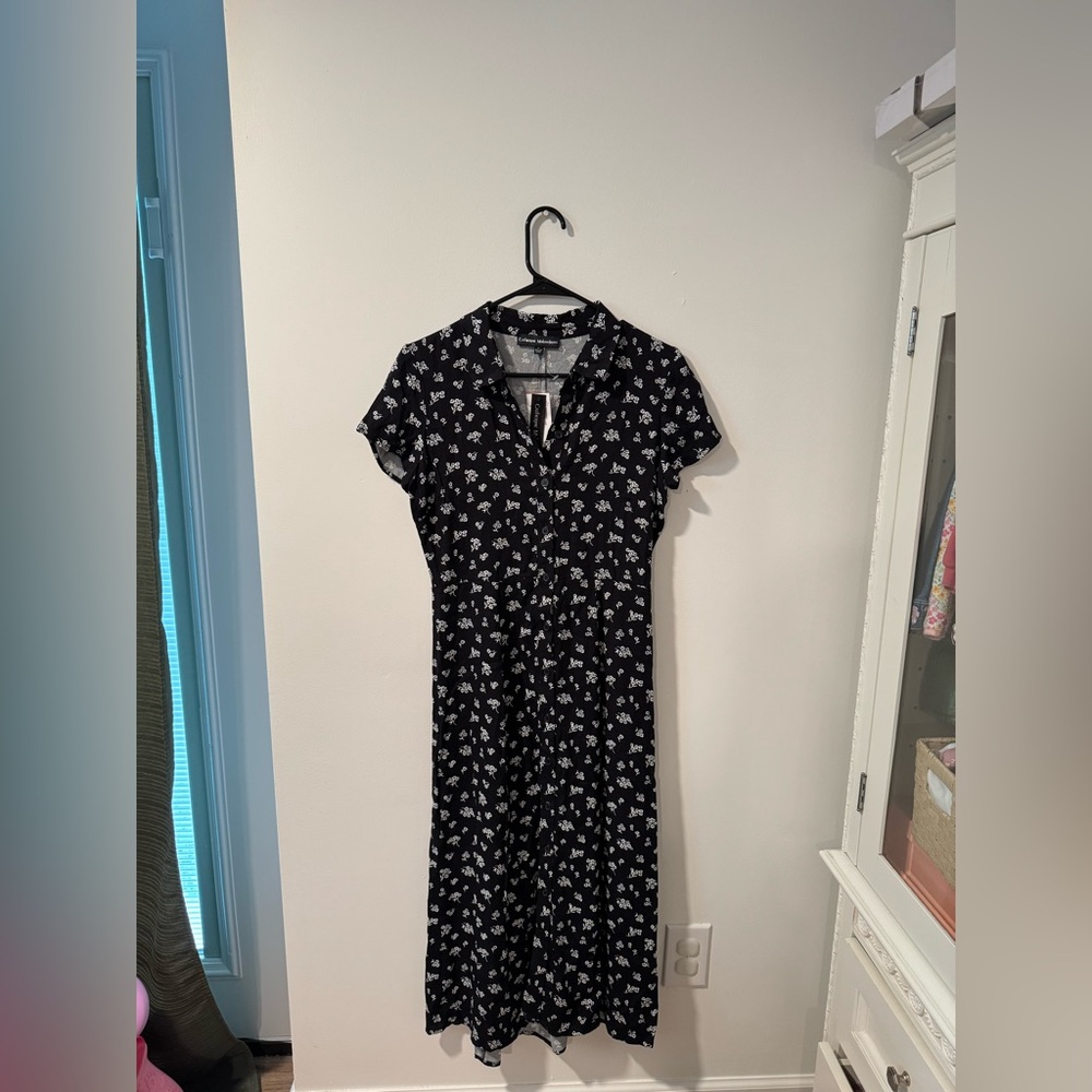 Catherine malandrino floral midi dress